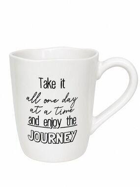Young’s Inc Inspirational Farmhouse Etched Coffee Mug White Cup 16 oz